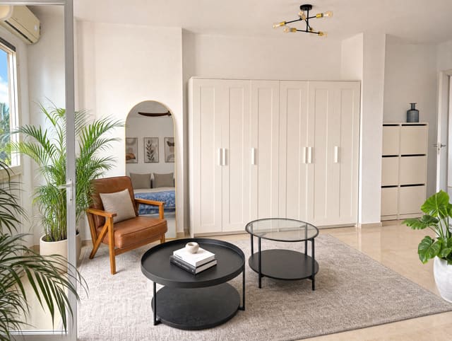 A room after Pictalens: reshot, relit and styled.